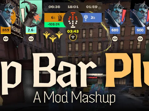 [UPDATED] Top Bar Plus, ein Quality-of-Life-Mod für Deadlock